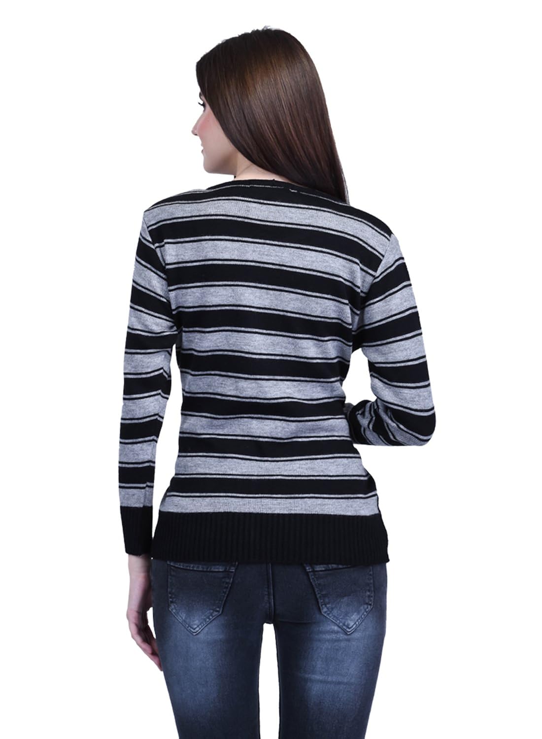 ewools women winter wear woolen zipper cardigan