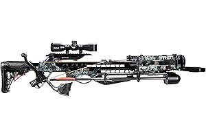 Barnett TS380 High-Speed Crossbow, with Anti-Dry Fire Trigger, 4x32mm Multi-Reticle Scope, 2 Arrows, Lightweight Quiver