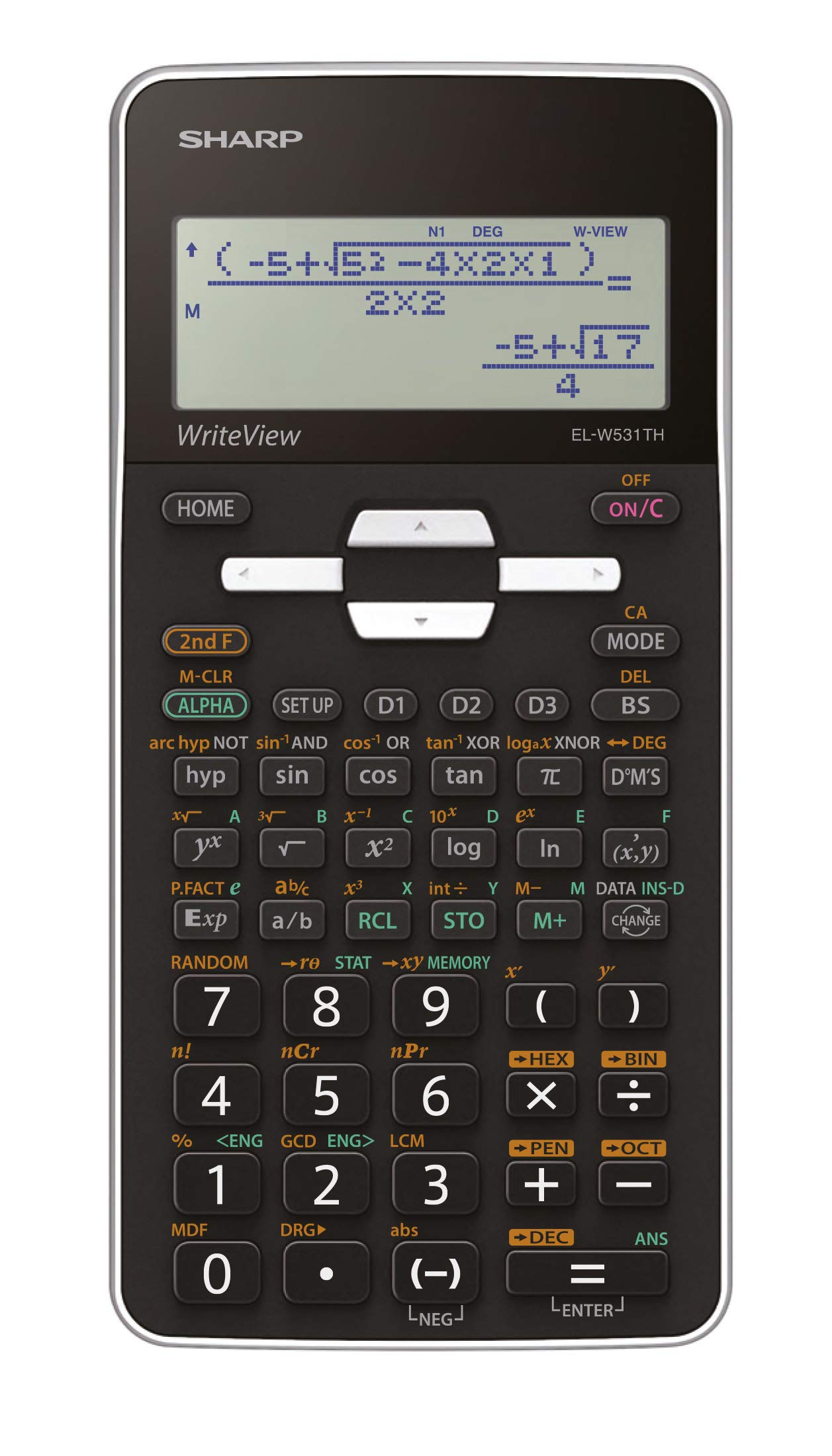 Sharp SH-ELW531THWH Scientific Calculator