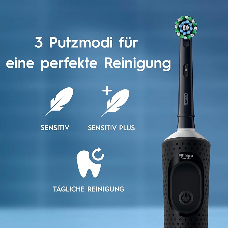 Vitality Pro Elektrische Zahnbürste, Schwarz