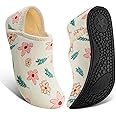 ATHMILE House Slippers for Women Men Indoor Barefoot Slippers Socks Furry Slip on House Shoes Cozy Comfy Slippers for Home Bedroom Travel Yoga