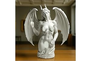 Macamolly Middle Finger Sculpture Lilith Attitude The Original of the Talk to the Hand Symbol 20cm Statue Room Decor Room Decor