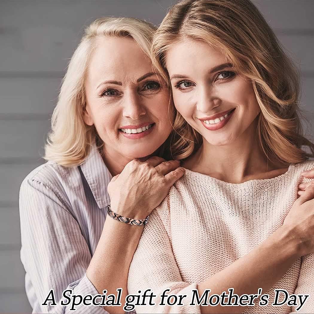 99.9% Copper Bracelet for Women Magnetic Therapy Bracelets Pain Relief for Arthritis and Carpal Tunnel Syndrome 7.8 Inch Adjustable Crystal Bracelets Pure Copper (Black): Health & Personal Care