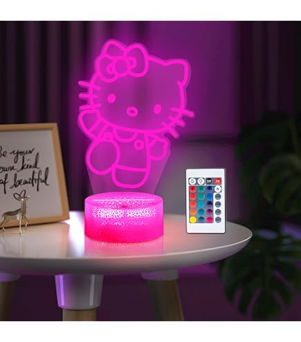 N3779 HELLOKITTY ポケットライト TOSHIBA Get Trend Hello Kitty Sanrio 3D LED Lights, Kawaii Infinity Mirror