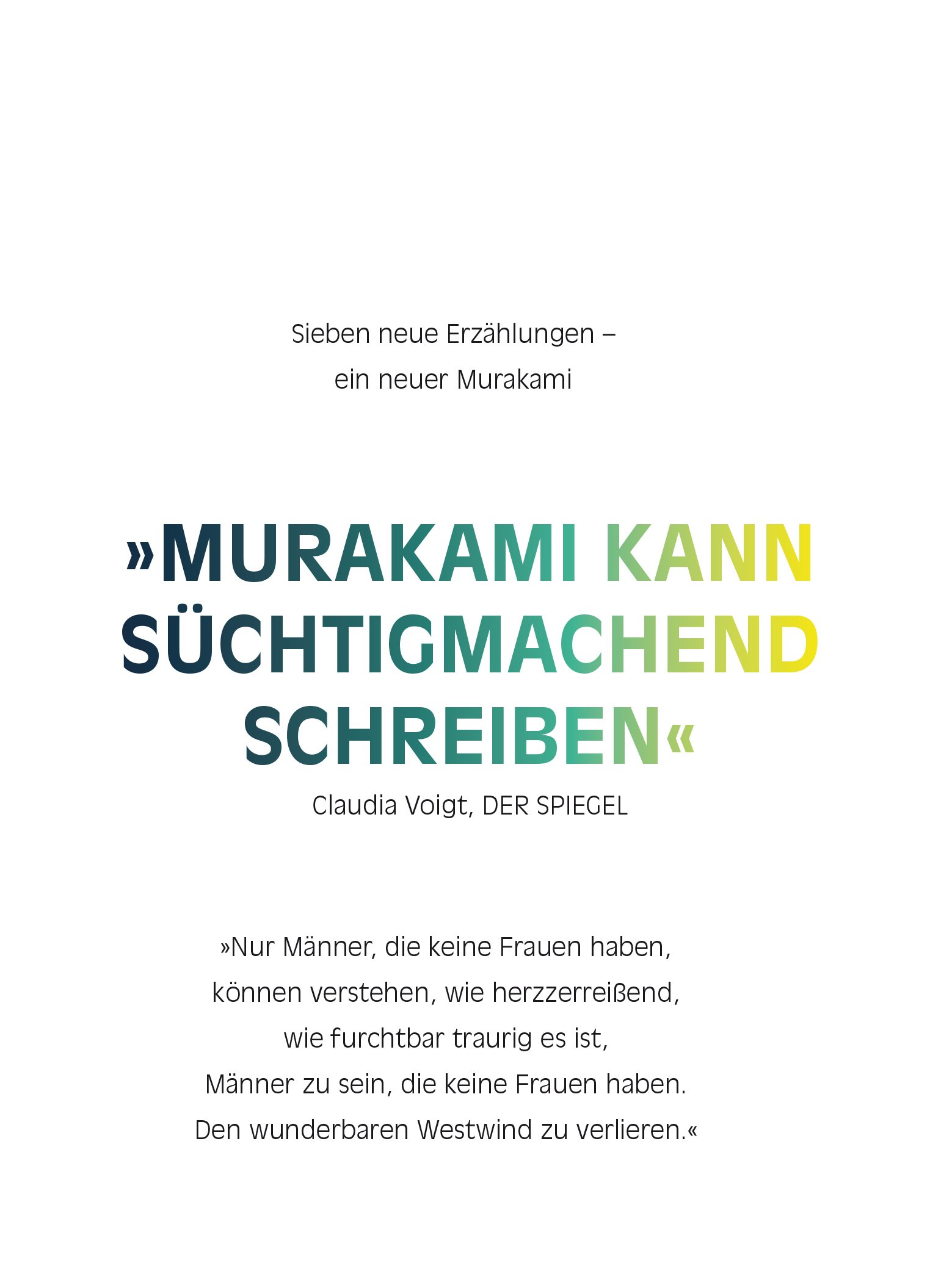 Von Mannern Die Keine Frauen Haben 7 Neue Erzahlungen Murakami Haruki 9783832197810 Amazon Com Books