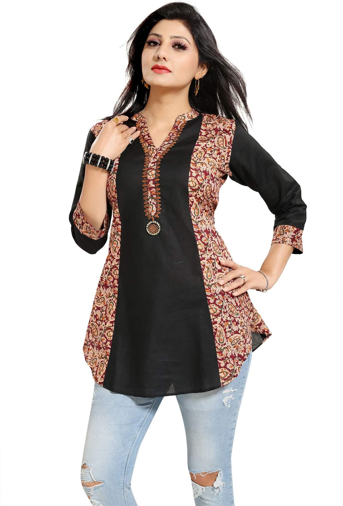 Cotton Silk Style Designer & Stylish Shot Kurti for Girls & Woman