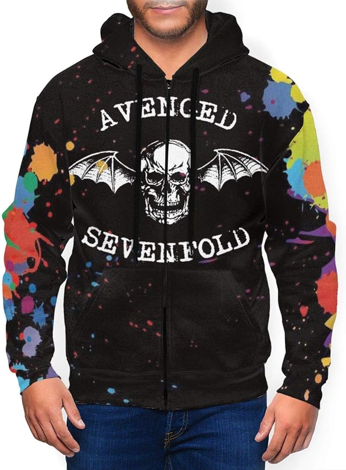 tie dye avenged sevenfold hoodie