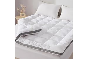 SAPHREAS 3 Inch Memory Foam Mattress Topper Full Size, Extra Soft Pillow Top Mattress Pad with Breathable Air Mesh Sides, Flu