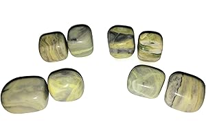 Top-Rock-Shop 2pc Infinite Stone Serpentine Variety A-Grade Medium Hand Polished Healing Crystal Gemstone Specimen from South Africa