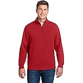 SPORT-TEK Unisex Quarter Zip Sweatshirt True Red