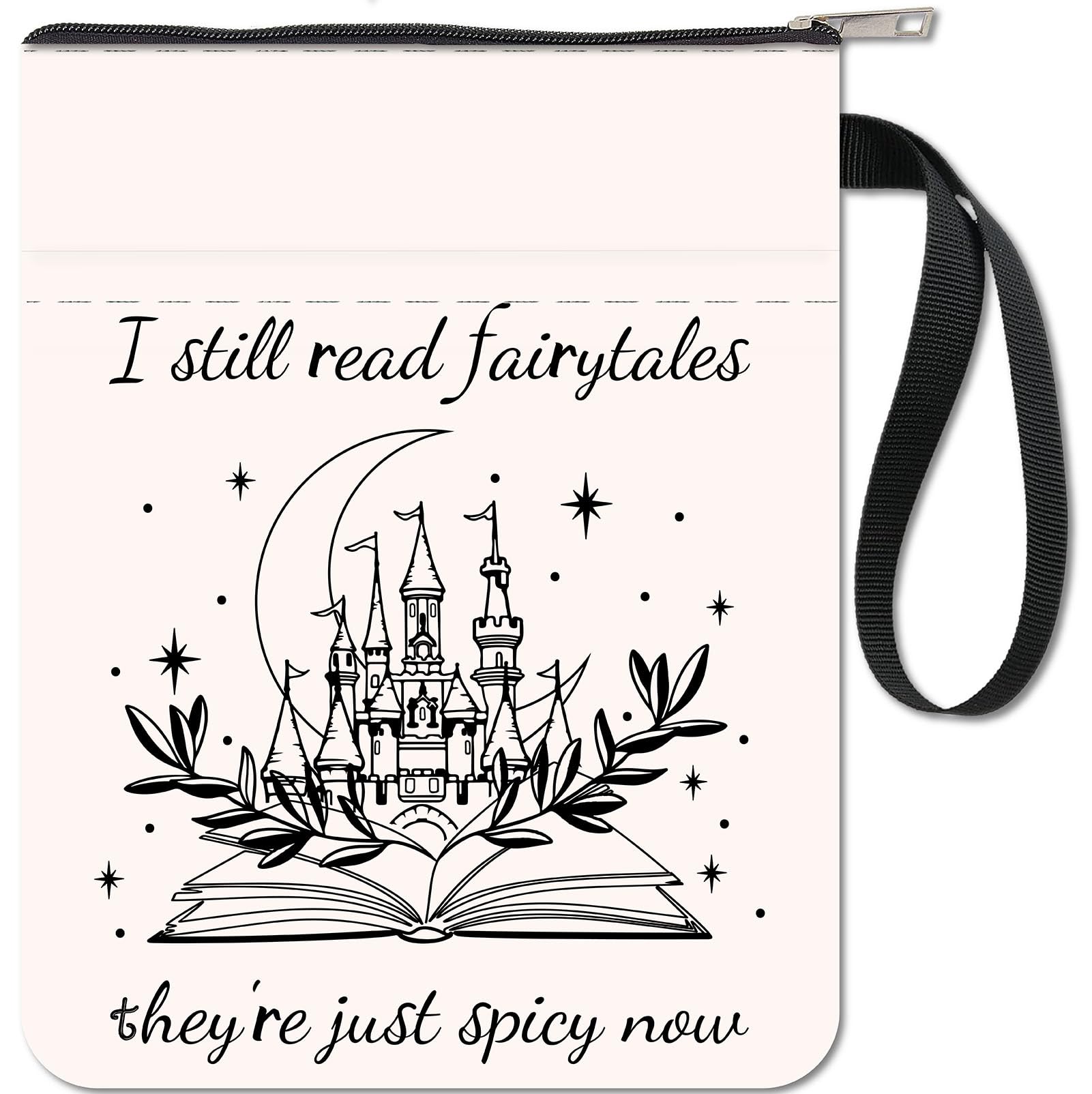 CRASPIRE Book Sleeves Tower Protector Star Leaf Covers for Paperbacks Washable Fabric Cloth with Zipper and Extra Sleeve Pocket for Lovers Classmate Friend Gifts