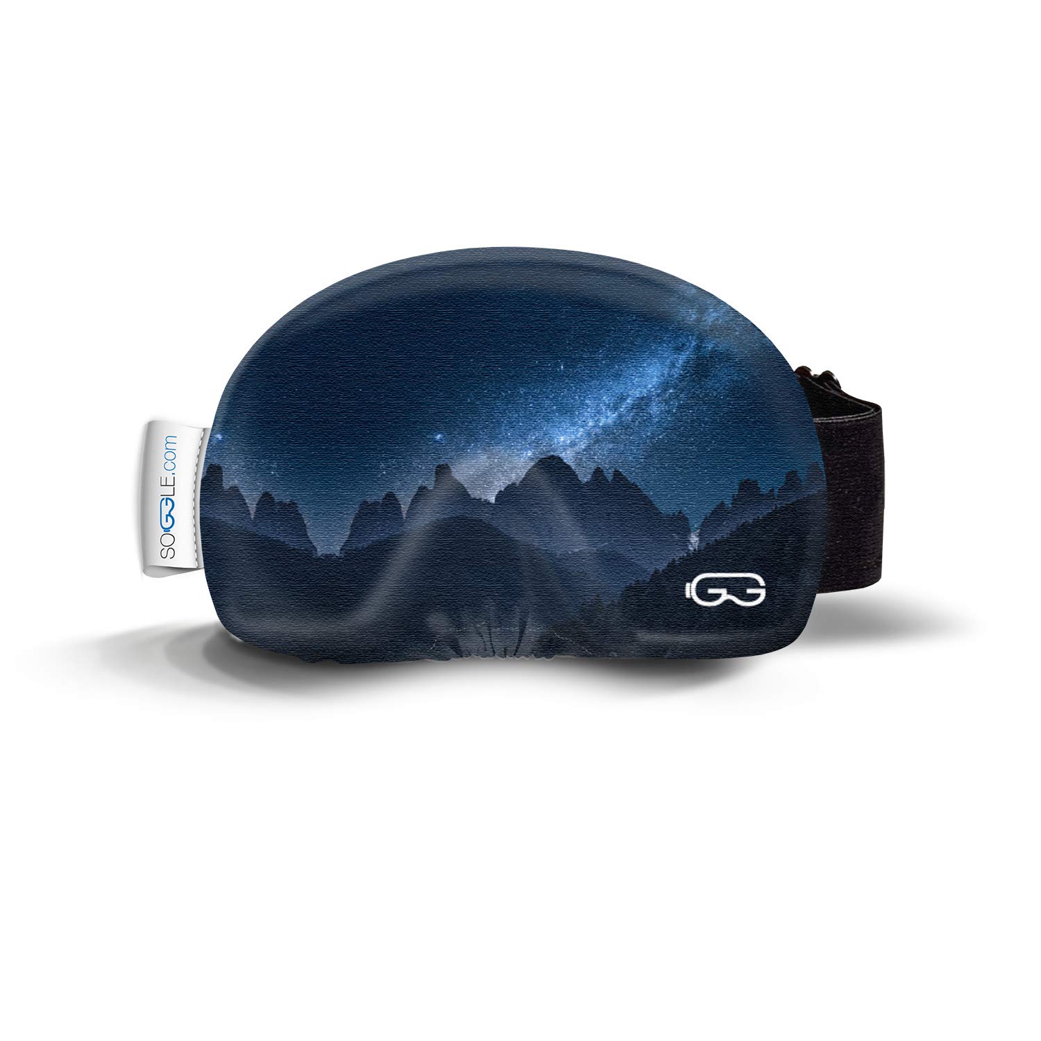 Soggle Ski Protective Microfibre Cover for Ski Goggles (One Size), Colour: Pictures Stars — image 1