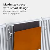 Vivo Technologies 1x3 Radiator Airer Dryer Rack 2 Bar Indoor Clothes Holder view 3