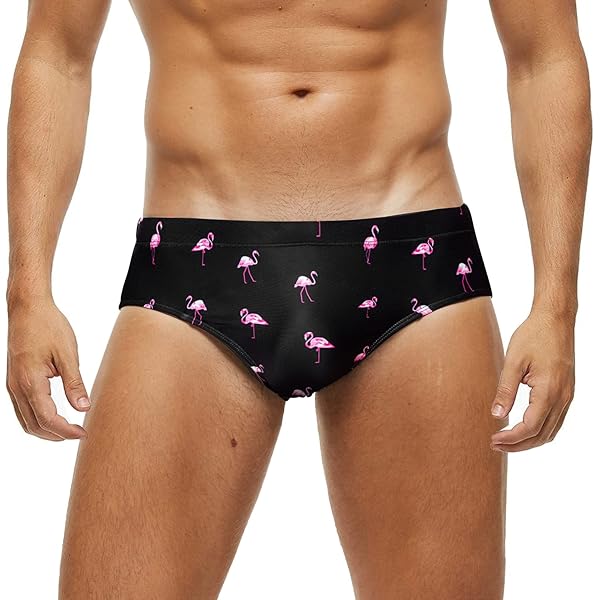 Men's See-Through Swim Trunks With Built-in Briefs - Foto 11