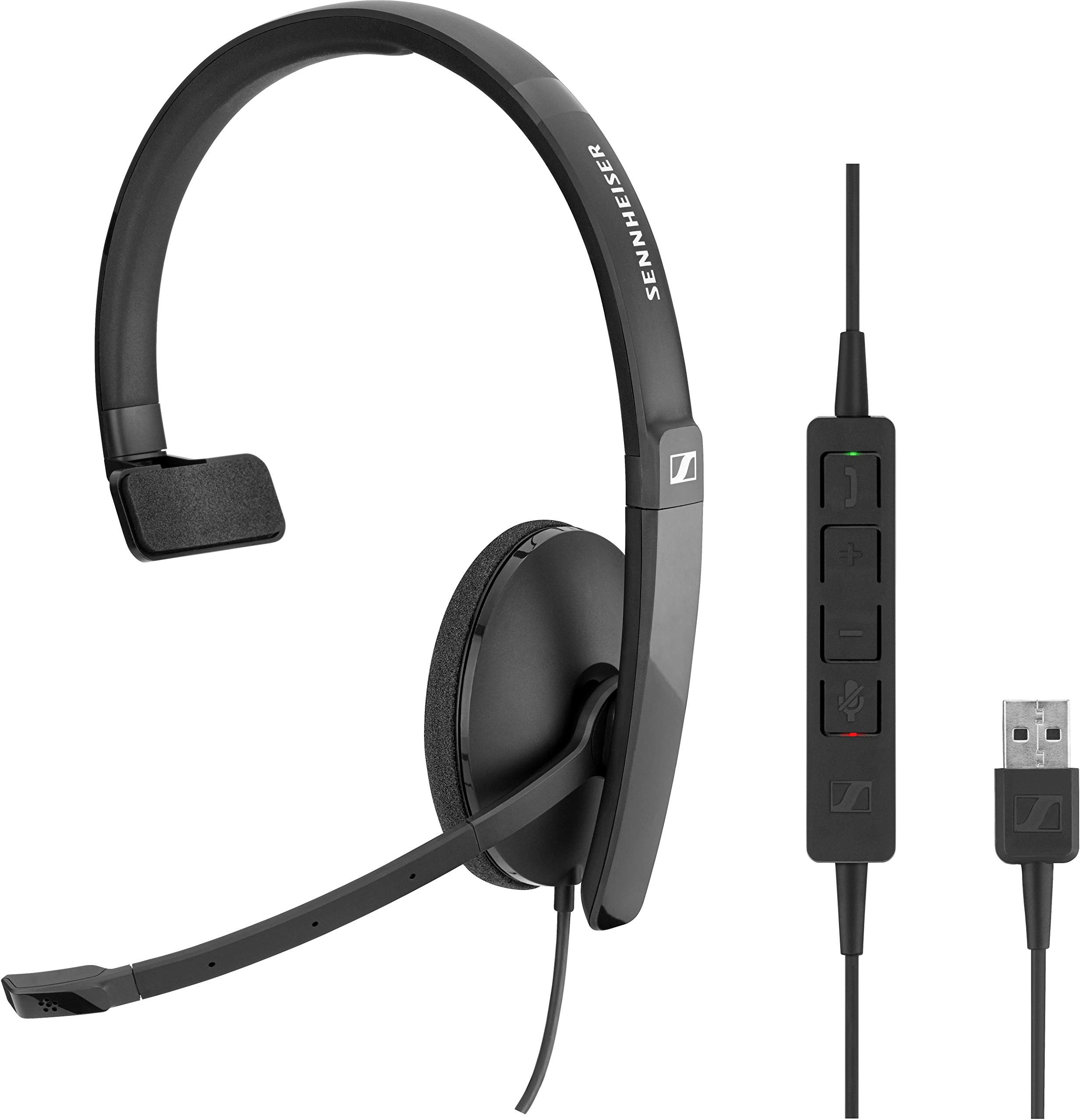 Sennheiser EPOS I ADAPT SC 130 USB - Headset - on-ear - wired - active noise cancelling - USB - black, white - Certified for Skype for Business