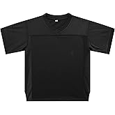 Blank Youths Football Jersey Mesh Athletic Football Shirt Practice Sports Uniform