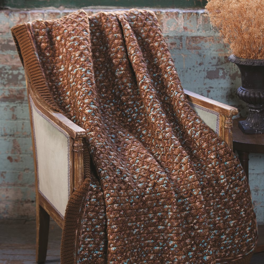 Caron Simply Soft Solids Yarn, 6oz, Gauge 4 Medium, 100% acrylic - Brown - Machine Wash & Dry