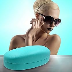MyEyeglassCase - Hard Sunglasses Case in Turquoise