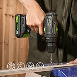 GALAX PRO D6001 20V Cordless Drill Driver Impact Combo Kit 1.3Ah Battery view 8