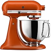 KitchenAid Artisan Series 5 Quart Tilt Head Stand Mixer with Pouring Shield KSM150PS, Scorched Orange