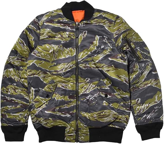 Amazon アルファ インダストリーズ Alpha Industries ユース Ma 1 ジャケット Yjmc1 メンズ 01 タイガーカモ 1012 並行輸入品 コート ジャケット 通販