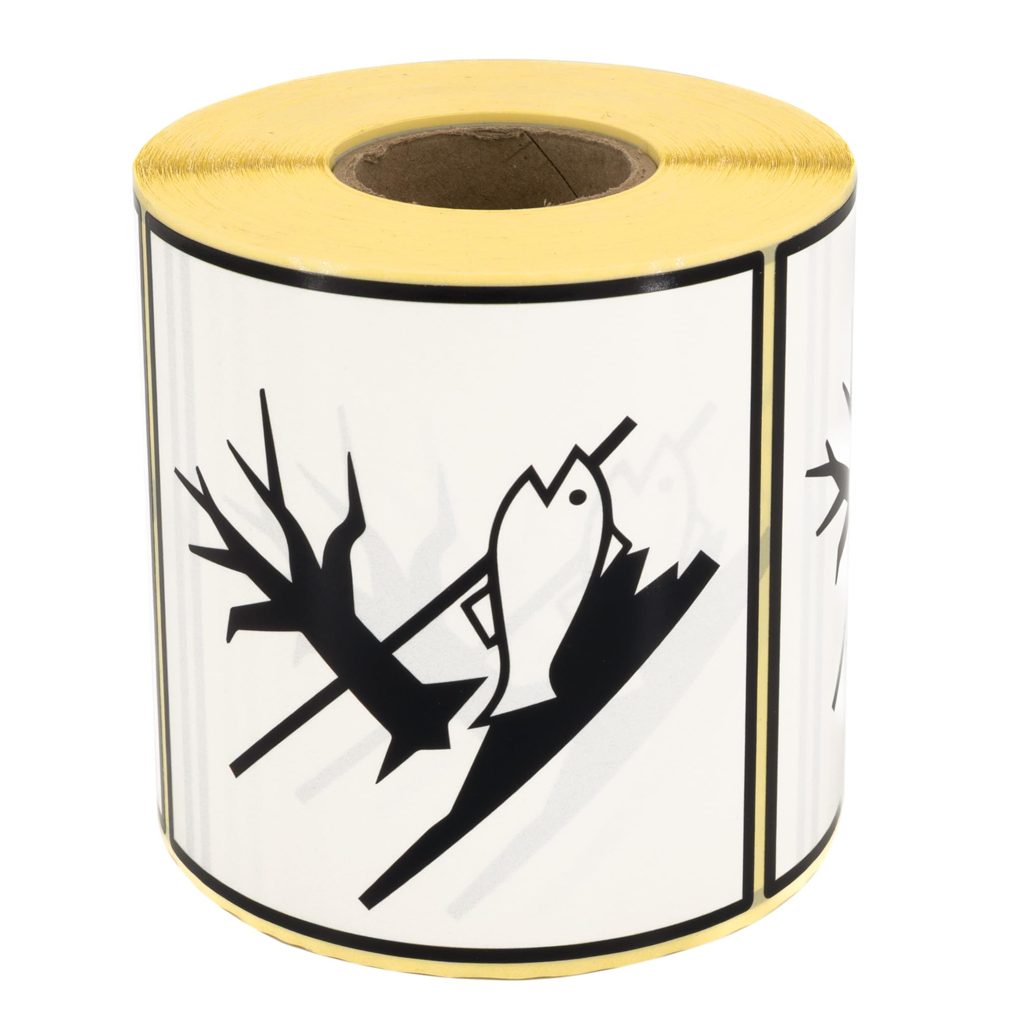 MD Labels 500 Dangerous Goods Labels - 100 x 100 mm - Environmentally Hazardous Substances - Stickers for Transporting Dangerous Goods