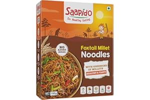 SAAPIDO Foxtail Millet Healthy Noodles/Nouilles de millet à queue de renard- 0.4lbs