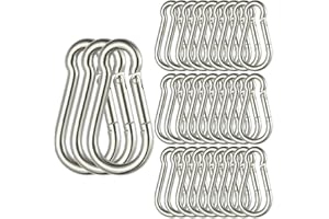 MYUYONG Spring Snap Hook 304 Stainless Steel Carabiner Camping Hiking Traveling Fishing