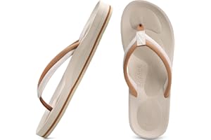 COFACE Flip Flops For Women with Arch Support Comfortable Woman Thong-Sandals Yoga Mat Lightweight Orthopedic Womens Flip-Flop