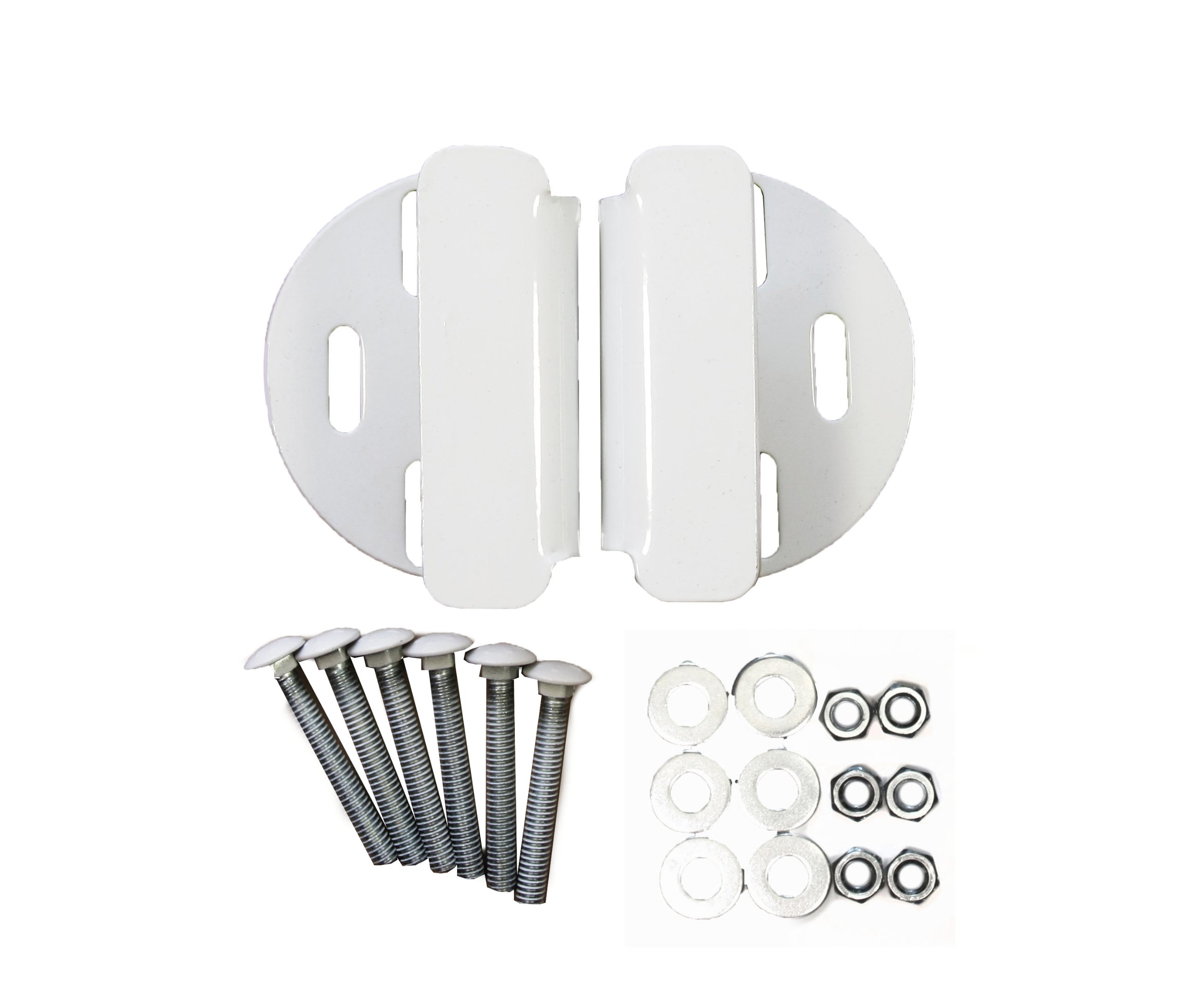 Padlock Protector Heavy Hasp and Handle (White) The Dead Bell