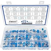 18Values 180PCS 10D Varistor 18V-820V Voltage Dependent Resistors Kit | 10D390K 10D470K 10D820K 10D151K 10D271K 10D391K 10D431K 10D471K 10D561K Radial Lead Disc Varistors