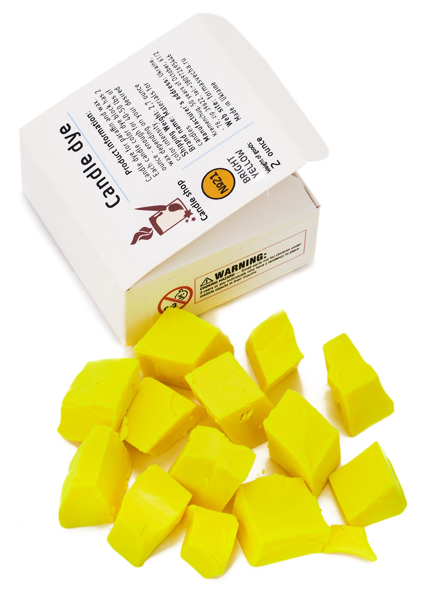 Candle Shop - Bright Yellow Dye for 45 lb of Wax