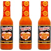 Marie Sharp&rsquo;s Belizean Heat Habanero Pepper Sauce, 5 oz | Extra Hot Gourmet Hot Sauce from Belize | All-Natural, No Artificial Preservatives | Bold Flavor with Fiery Kick (Pack of 3)