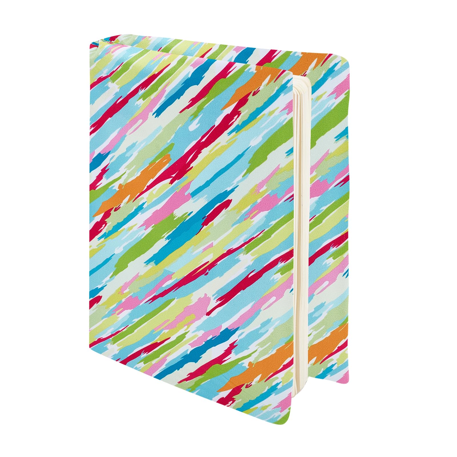 NICENEEDED Scrawl Stretchable Book Covers, Stretchy Book Protector, Washable Stretch Paperback Hardcover Book Cover Elastic Fabric Book Sleeves