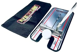 EyeLine Golf Putting Mirror - Alignment Training Aid Used by Top Tour Pros for Consistent Setup, Checks Eyes-Shoulders-Putter Face for Improved Accuracy, Indoor-Outdoor Practice