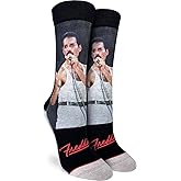 Good Luck Sock Men's Freddie Mercury Socks, Adult