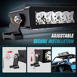 Nilight LED Light Bar 14inch 11LED Single Row Spot