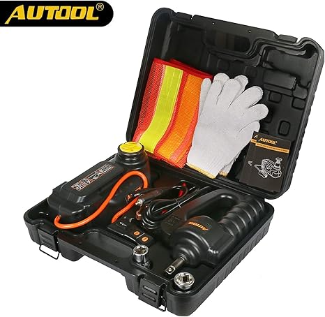 12v 3ton Electric Hydraulic Floor Jack Set All In One Automatic