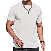 COOFANDY Mens T Shirts Short Sleeve Heavyweight Tshirt Casual Crew Neck Tee Shirts for Men