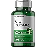 Horbäach Saw Palmetto Extract | 120 Capsules | Non-GMO and Gluten Free Formula | from Saw Palmetto Berries