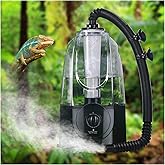 Coospider 3.8L Reptile Fogger Humidifier, Terrariums Fog Machine, Quiet Reptiles Mister with Auto Shut-Off, Reptile Misting S