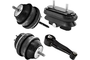 Rockplanet Engine Motor Mount and Transmission Mount Kit Compatible with 2006-2008 Buick Lucerne 3.8L Front and Rear Motor Mount, Rear Torque Strut Mount A5439, A5456HY, A5438, A5437