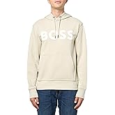 BOSS mens Big Logo Cotton Hooded Sweatshirt