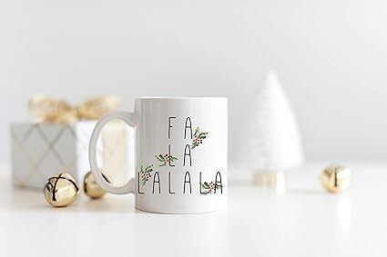 Amazon Co Jp Falalalala クリスマスマグ クリスマスギフト 面白いクリスマスマグ ホリデーギフト ホリデーマグ Falalala クリスマスマグ クリスマスプレゼント マグ ホーム キッチン