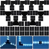 30 Pieces RGB LED Strip Connector Full Kit, 4 Pin