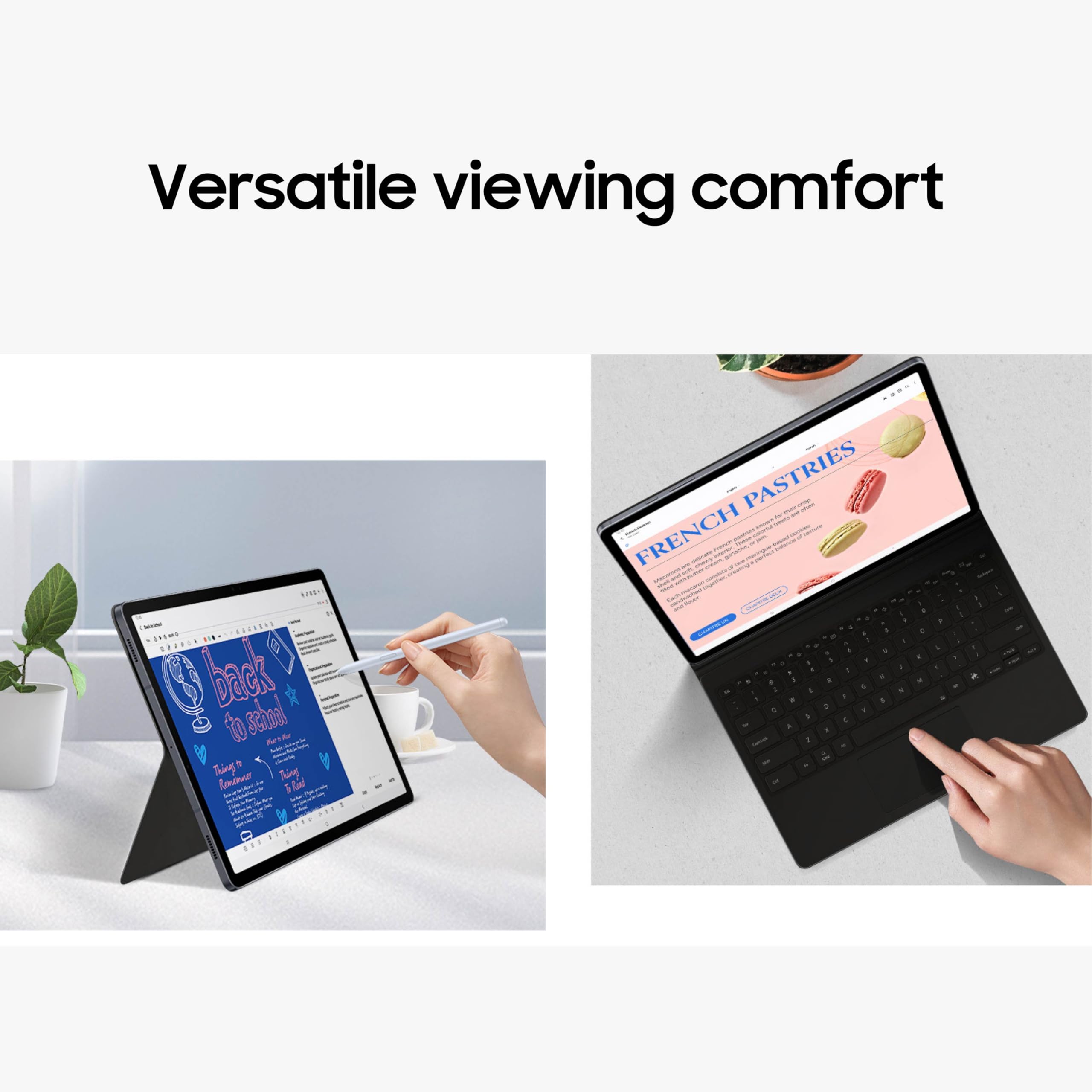 SAMSUNG Galaxy Tab S10+ Book Cover Keyboard AI Key, Detachable Platform, PC-Like Experience, Adjustable Viewing Angles, Wireless Keyboard Sharing, US Version, Black