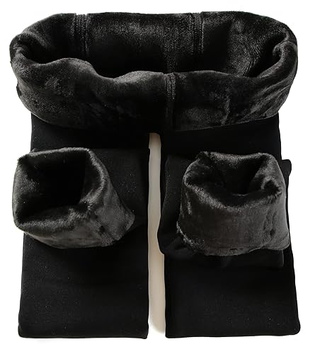 SALSPOR Warm Winter Fleece Lined Leggings Women Soft High Waist