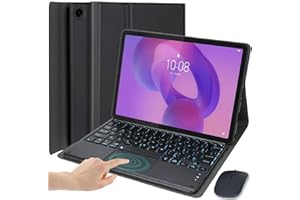 Keyboard Case for Lenovo Idea Tab 11-inch 2025 Models (TB-336ZU/TB-336FU),7-Color Backlight Detachable Smart Trackpad Wireles