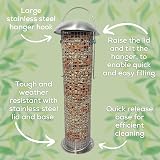 Copdock Mill Stainless Steel Heavy Duty Peanut Sunflower Heart Feeder view 2