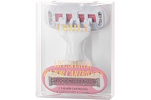 Truly Beauty Magnetic Razor Heads (2pk) | Double-Bladed Refill Cartridges for Silky Smooth Shave | Pivoting Head w/Gel Bars for Comfort | Long-Lasting, Snap-In Design | Fits Signature Razor Handle